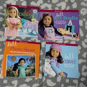 🦋5/25$ American Girl Doll Activity Book Collection - Purple, Pink, Orange